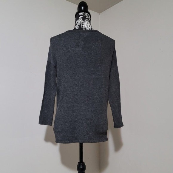 Charming Charlie Floral embroidered long sleeve top boho S - Picture 4 of 10